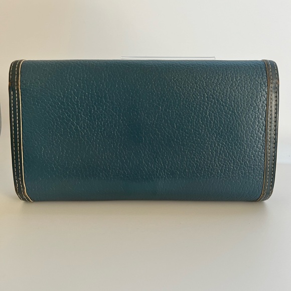 LOUIS VUITTON SUHALI Blue PORTE TRESOR Continental Wallet Pre Loved Condition - Picture 2 of 14